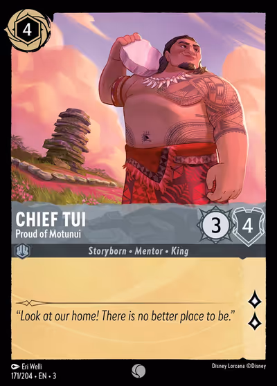 Chief Tui - Proud of Motunui