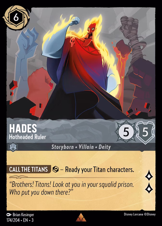 Hades - Hotheaded Ruler #174 (Rare)