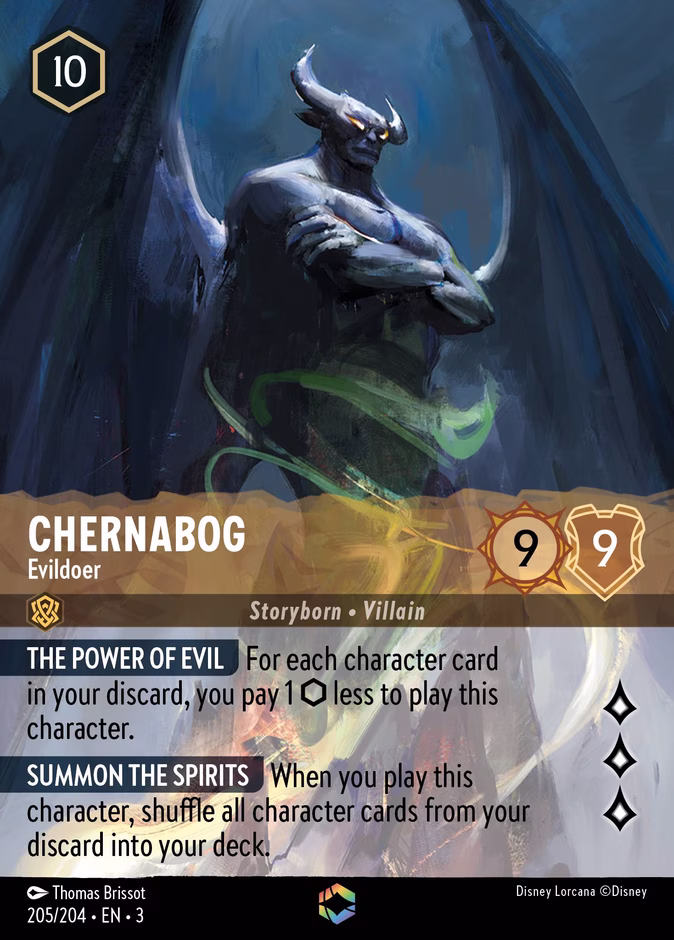 Chernabog - Evildoer #205 #205 (Enchanted)