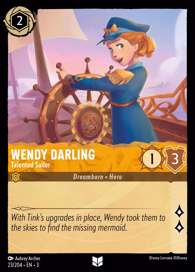Wendy Darling - Talented Sailor #23 (Uncommon)