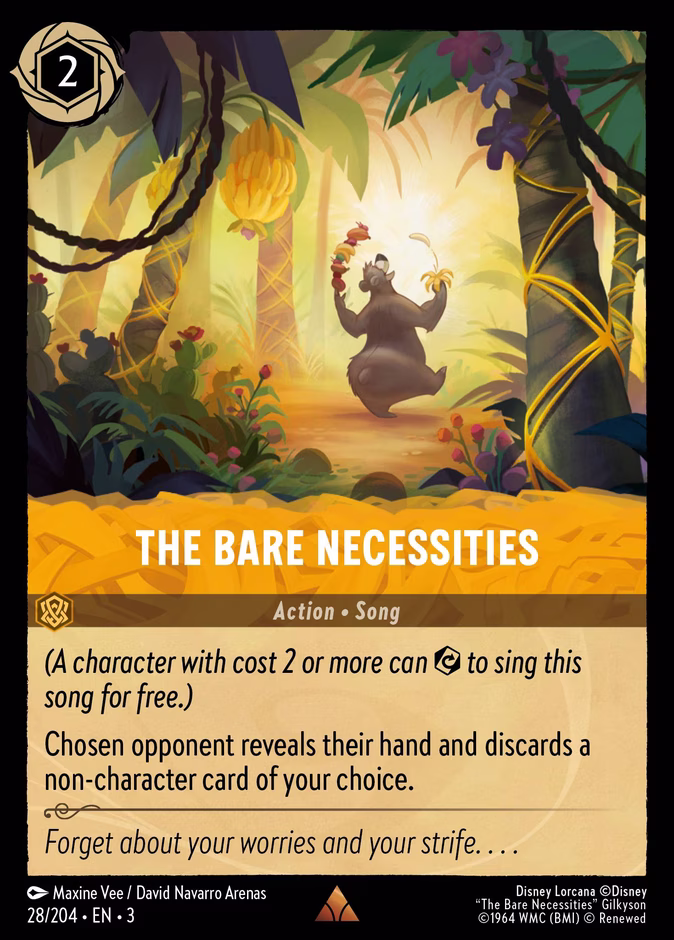 The Bare Necessities — Disney Lorcana
