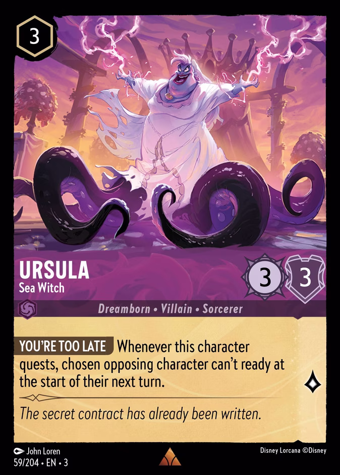 Ursula - Sea Witch #59 (Rare)