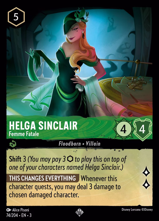 Helga Sinclair - Femme Fatale #74 (Super_rare)