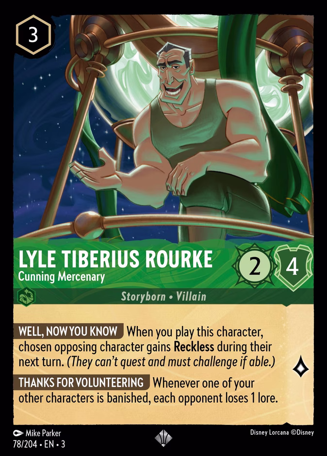 Lyle Tiberius Rourke - Cunning Mercenary #78 (Super_rare)