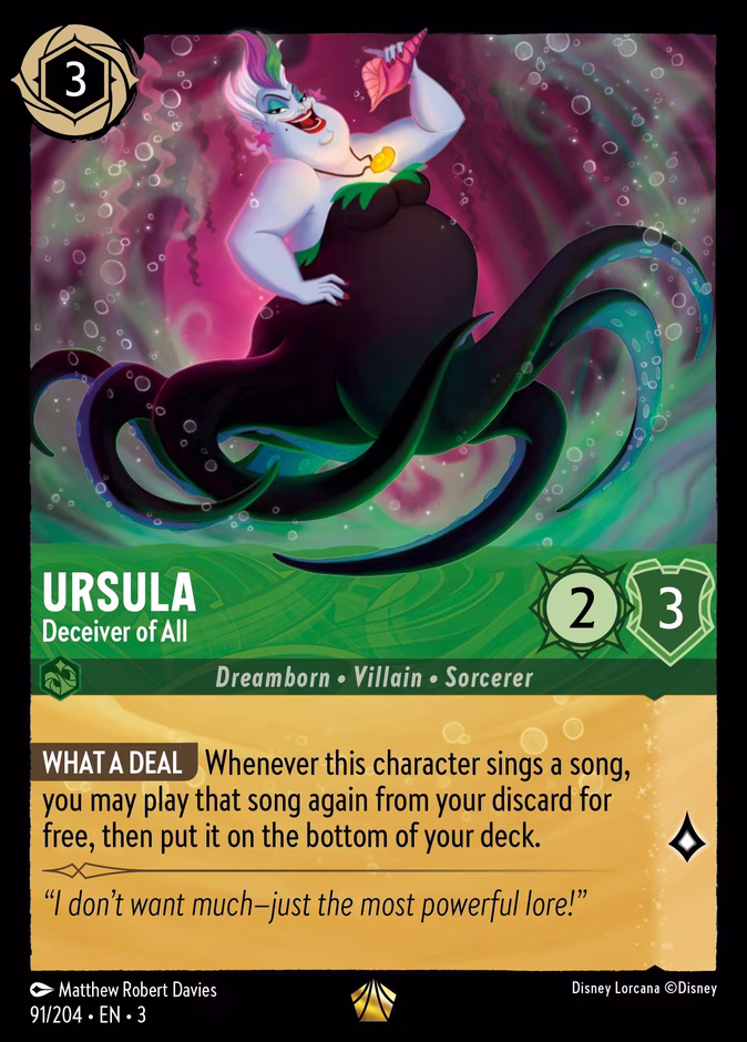 Ursula - Deceiver of All #91 (Legendary)