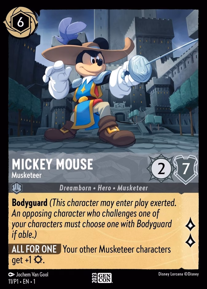 Mickey Mouse - Musketeer (Gen Con 2023) #11 (Promo)