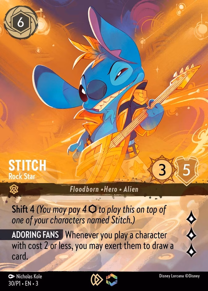 Stitch - Rock Star (Set Championship) #30 (Promo Enchanted)