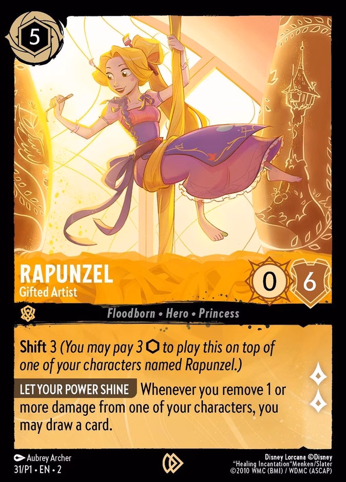 Rapunzel - Gifted Artist (Event Promo) #31 (Promo)