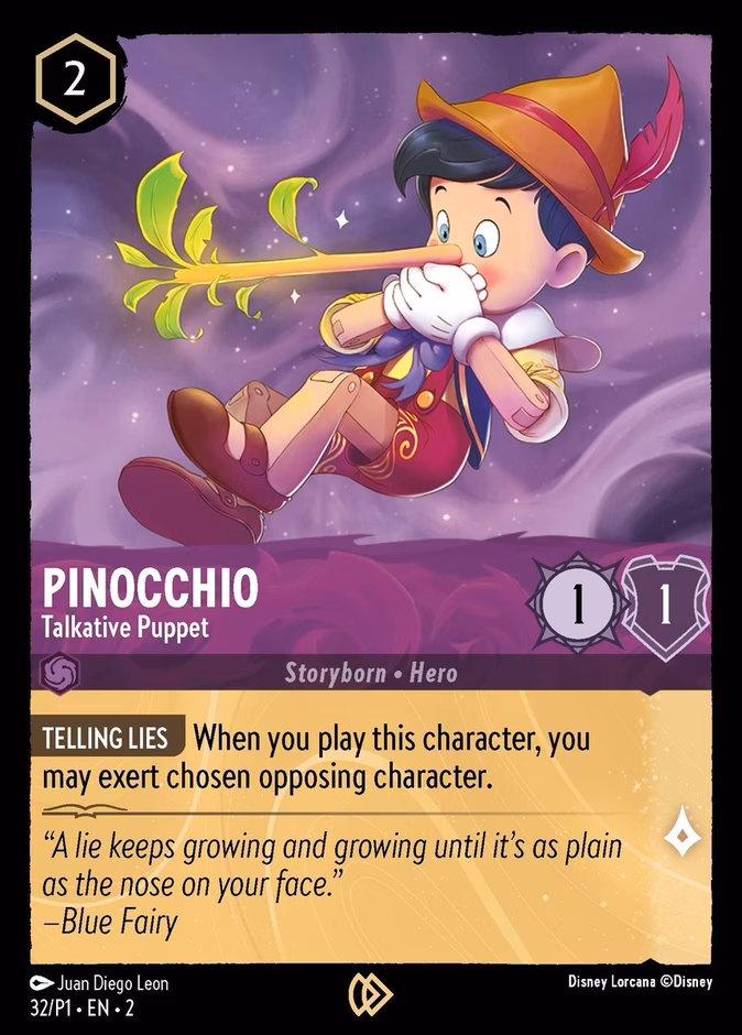 Pinocchio - Talkative Puppet (League) #32 (Promo)