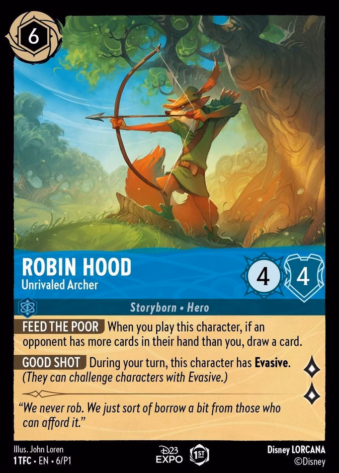 Robin Hood - Unrivaled Archer (D23 Expo) #6 (Promo Misc)