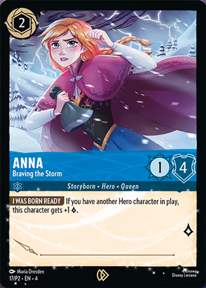 Anna - Braving the Storm (Disney Park Release) (Blank Signature) #17 (Promo)