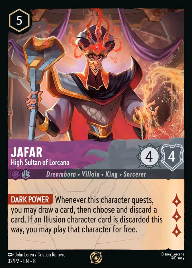 Jafar - High Sultan of Lorcana (Set Championship) #32 (Promo)