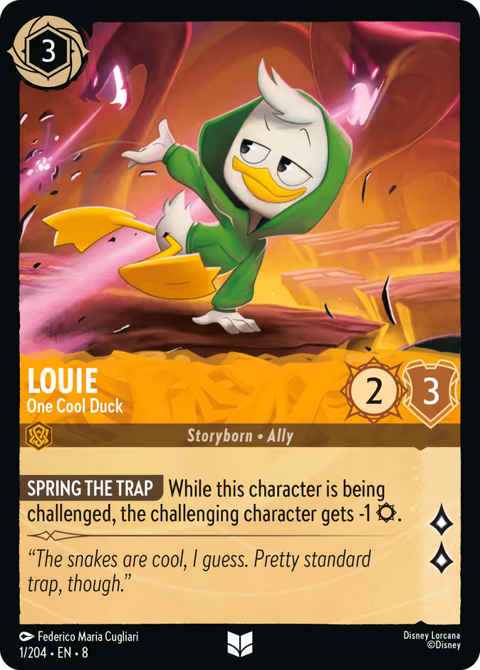 Louie - One Cool Duck #1 (Uncommon)