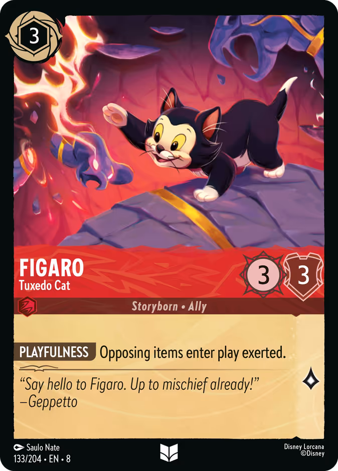 Figaro - Tuxedo Cat #133 (Uncommon)