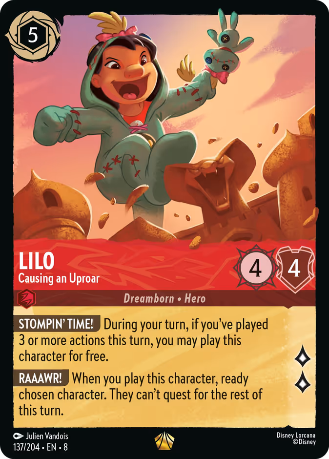Lilo - Causing an Uproar #137 (Legendary)