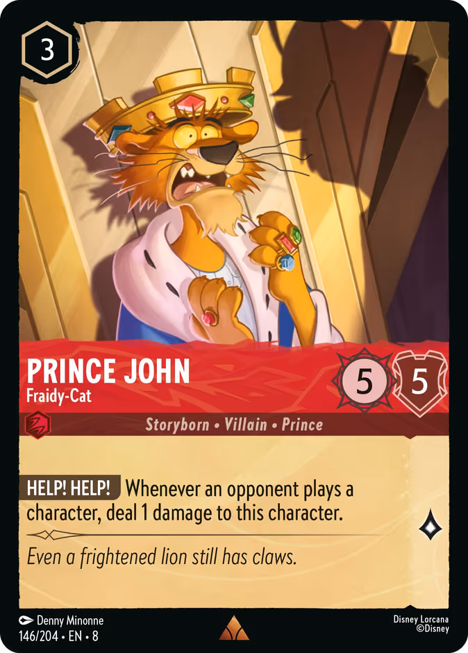 Prince John - Fraidy-Cat #146 (Rare)