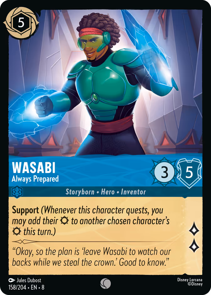 Wasabi - Always Prepared #158 (Common)