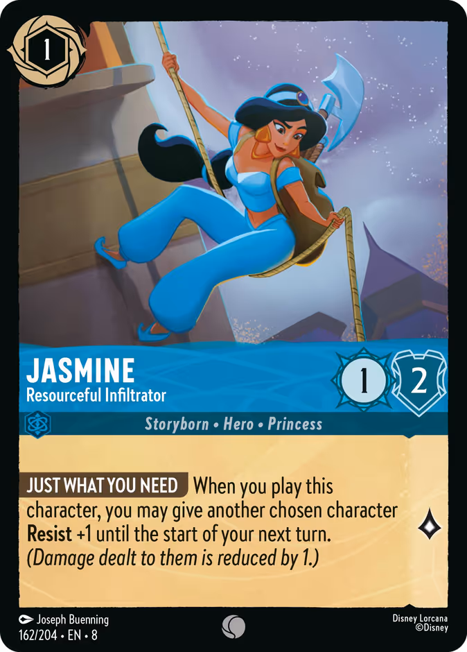 Jasmine - Resourceful Infiltrator #162 (Common)