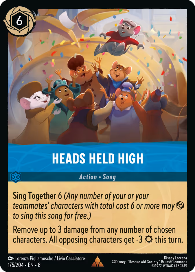 Heads Held High #175 (Rare)
