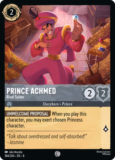 Prince Achmed - Rival Suitor