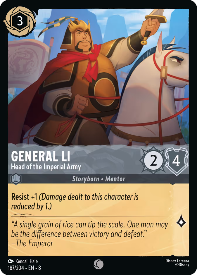 General Li - Head of the Imperial Army #187 (Common)