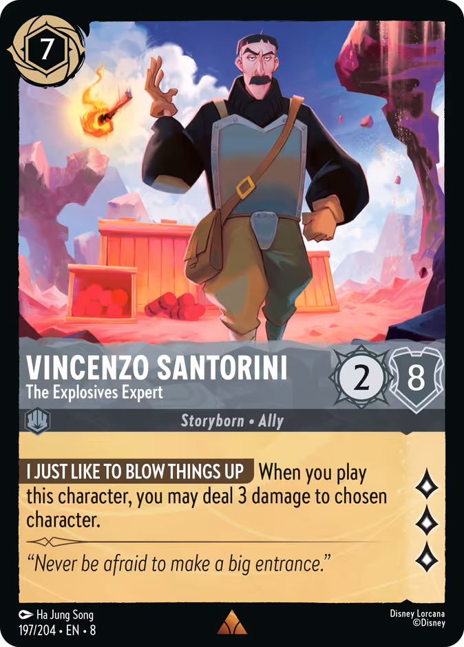 Vincenzo Santorini - The Explosives Expert #197 (Rare)