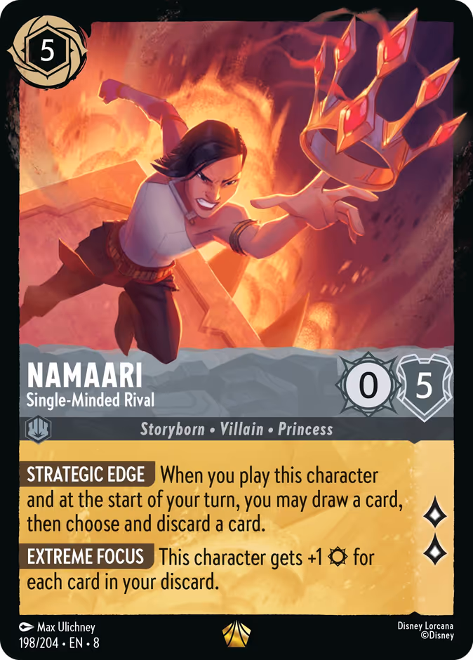 Namaari - Single-Minded Rival — Disney Lorcana