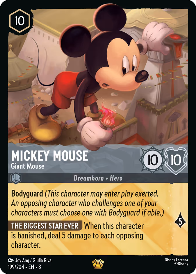 Mickey Mouse - Giant Mouse #199 (Legendary)