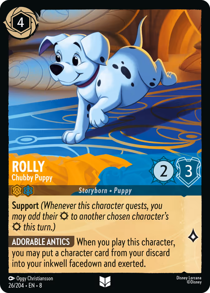 Rolly - Chubby Puppy #26 (Uncommon)