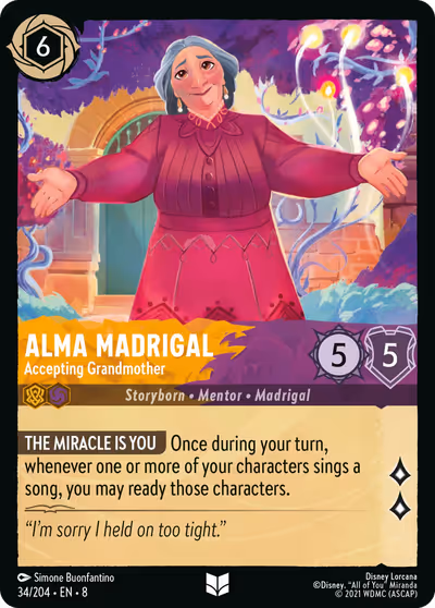 Alma Madrigal - Accepting Grandmother