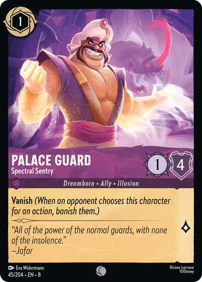 Palace Guard - Spectral Sentry #45 — Reign of Jafar (Common) · Disney Lorcana