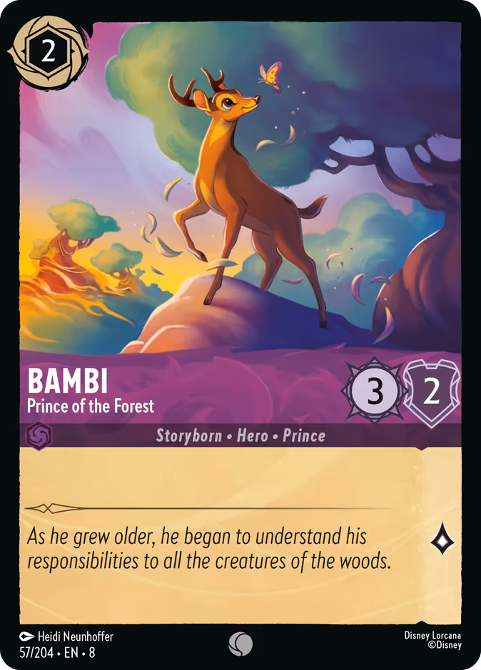 Bambi - Prince of the Forest #57 (Common)