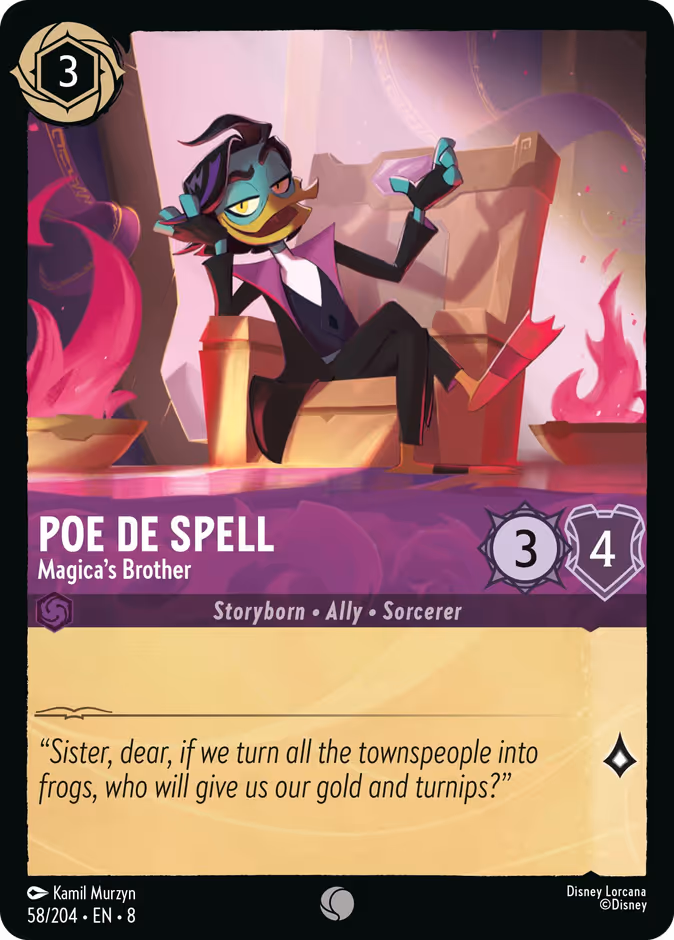 Poe De Spell - Magica's Brother #58 (Common)