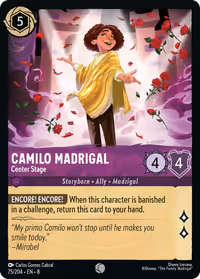Camilo Madrigal - Center Stage #75 (Common)