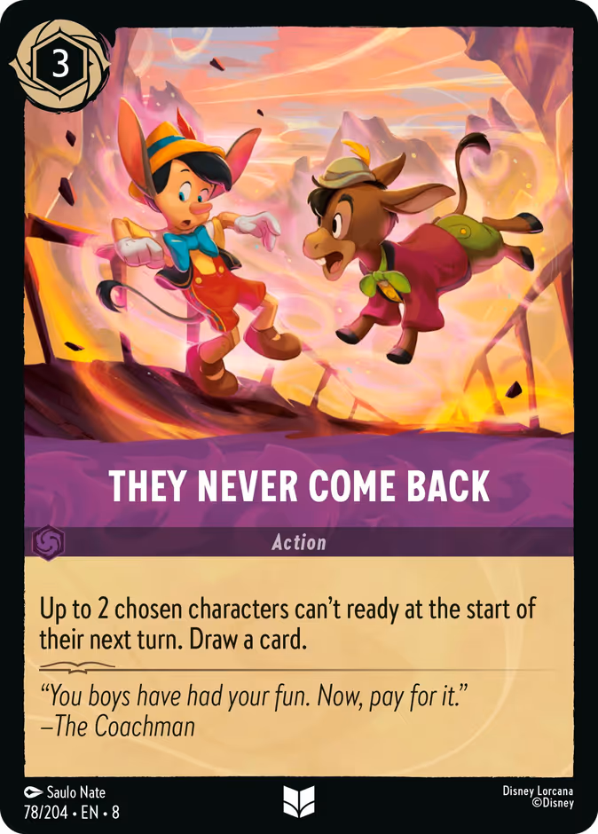 They Never Come Back — Disney Lorcana