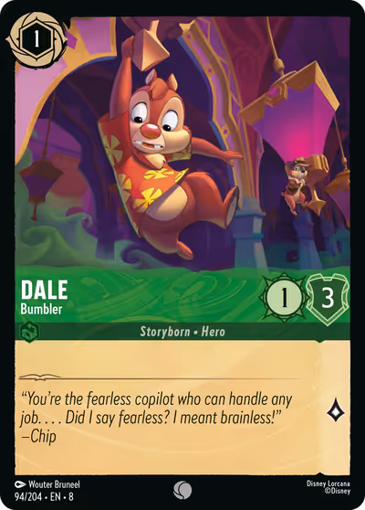 Dale - Bumbler #94 — Reign of Jafar (Common) · Disney Lorcana