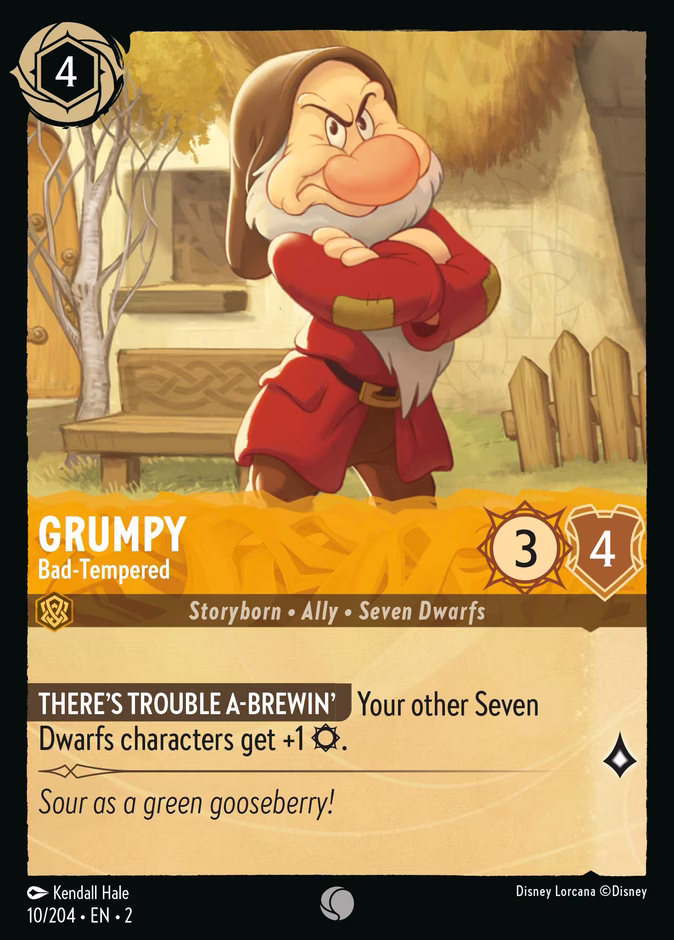 Grumpy - Bad-Tempered #10 (Common)