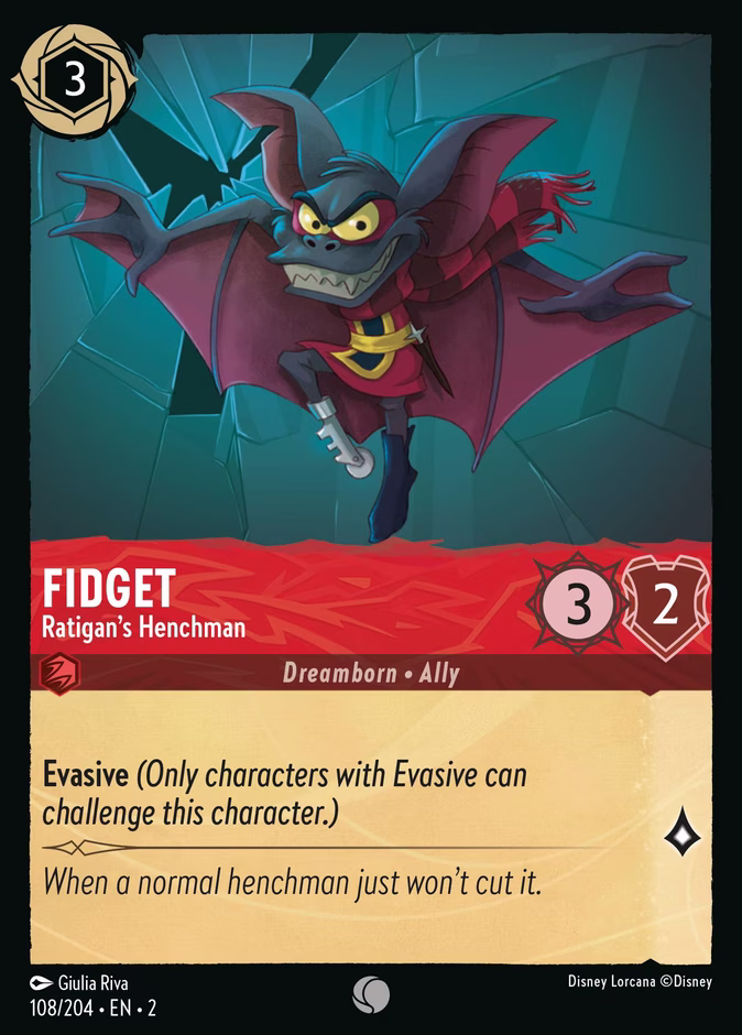 Fidget - Ratigan's Henchman #108 (Common)