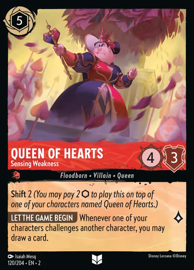 Queen Of Hearts - Sensing Weakness