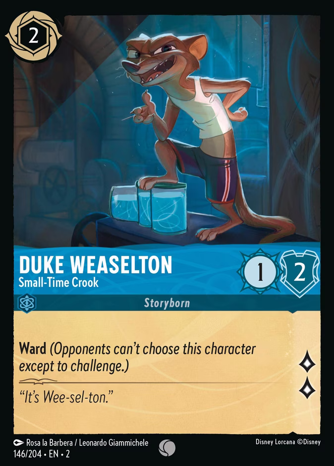 Duke Weaselton - Small-Time Crook #146 (Common)