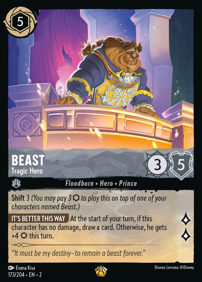 Beast - Tragic Hero — Disney Lorcana