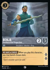 Benja - Guardian of the Dragon Gem #174 (Common)