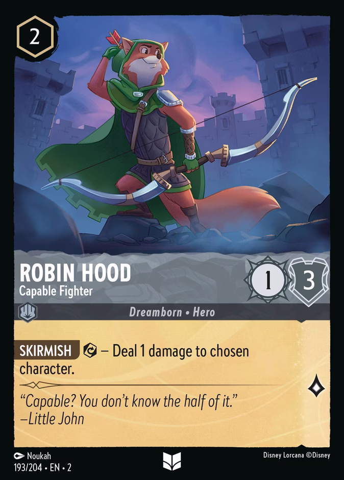 Robin Hood - Capable Fighter #193 (Uncommon)