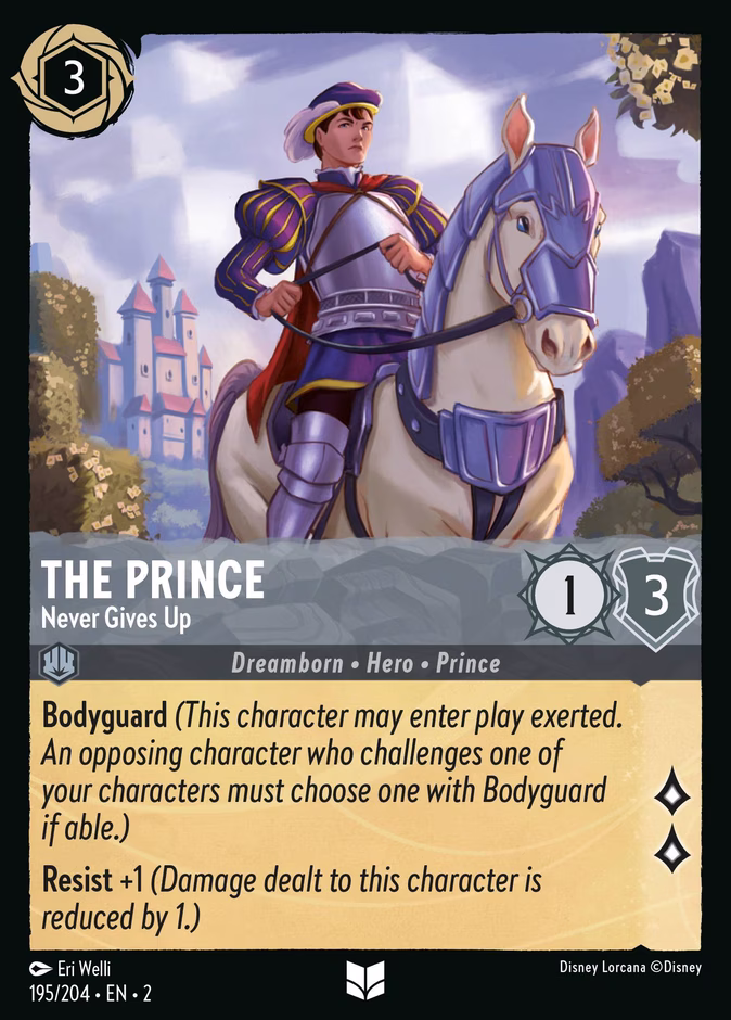The Prince - Never Gives Up #195 (Uncommon)
