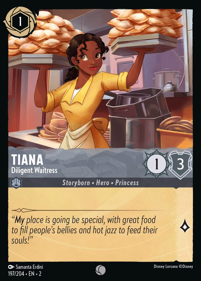 Tiana - Diligent Waitress #197 (Common)