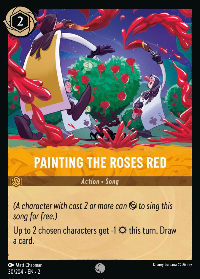 Painting the Roses Red #30 (Common)