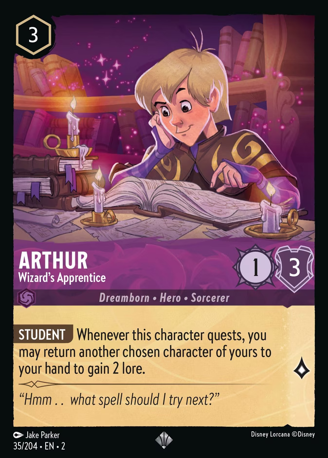 Arthur - Wizard's Apprentice #35 (Super_rare)