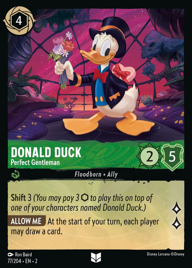 Donald Duck - Perfect Gentleman #77 (Uncommon)