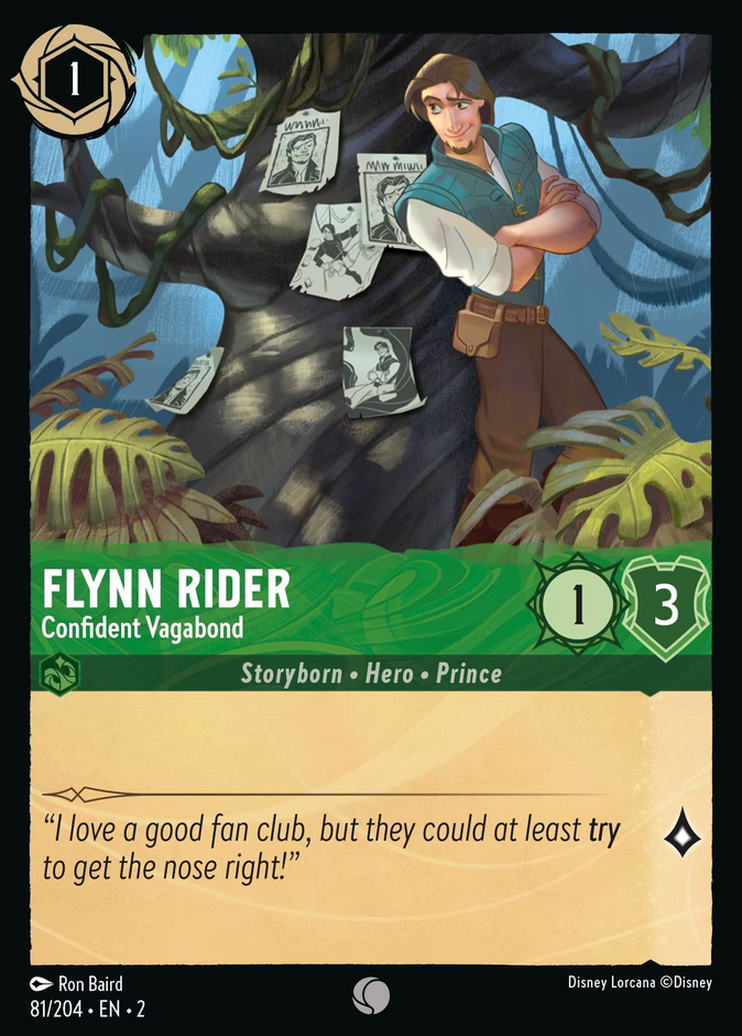 Flynn Rider - Confident Vagabond #81 (Common)