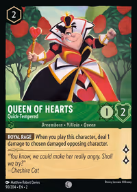 Queen Of Hearts - Quick-Tempered #90 (Common)